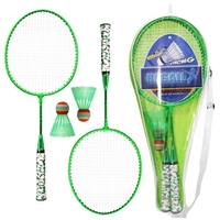 1 paire de raquettes de badminton avec balles ensemble de badminton à 2 joueurs pour enfants jeu de Sport de plein air