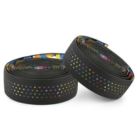 1 paire de rubans de guidon de vélo Bande de guidon de vélo de route souple Ceinture de guidon de vélo respirante antidérapante EVA PU Bande de guidon Cornes de vélo Ceinture de vélo Antidérapant Antichoc Wrap Équipement d