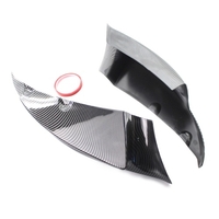 1 paire de séparateurs avant lèvres de becquet de pare-chocs de remplacement en Fiber de carbone pour BMW E90 E92 E93 M3 2007-2013