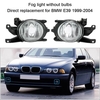 1 paire gauche et avant droite Fog Light sans ampoules Kit de remplacement pour BMW E39 de 1.999 à 2.004