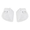 1 paire Hallux Valgus Protector Corrector Gel Toe Separator Divider Bunion Orthopaedic Adjuster 3 trous Thumb Valgus Guard Feet Care Tool
