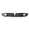 1 paire pare-chocs avant antibrouillard Grille garniture avec trou gauche et droite remplacement pour VW POLO 04.2005 - 08.2009