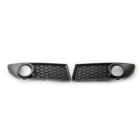 1 paire pare-chocs avant antibrouillard Grille garniture avec trou gauche et droite remplacement pour VW POLO 04.2005 - 08.2009