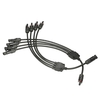1 Paire Y Branche MC4 Connecteur Panneau Solaire Adaptateur Câble Connecteurs M / FFF et F / MMM pour Système PV