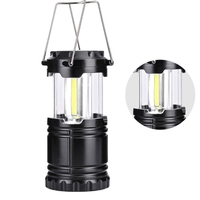 1 paquet de lanternes de camping LED pliables 200LM Kits de survie