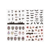 1 pc / 12 ensembles Nail Manucure Stickers de Noël Autocollants Set Nail Art DIY Outils