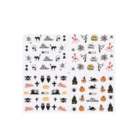 1 pc / 12 ensembles Nail Manucure Stickers de Noël Autocollants Set Nail Art DIY Outils