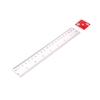 1 pc 20 cm / 8 pouces règle transparente en plastique simple règle droite outil de mesure