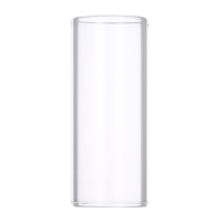 1 PC 60 MM de haut barre coulissante de guitare en acier inoxydable métal/verre diapositives pour guitare basse Banjo ukulélé accessoires d