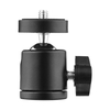 1 pc Mini tête de trépied rotule pivotante 360 degrés adaptateur de base de montage rotatif