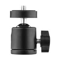 1 pc Mini tête de trépied rotule pivotante 360 degrés adaptateur de base de montage rotatif