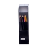 1 pc Organisateur De Bureau 4 Compartiments De Mode Mutifonctionnel Porte-Stylo Crayon Maquillage Boîte De Rangement Durable PP Matériel