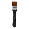 1 pc Professionnel Pinceau De Peinture Plat Garniture En Nylon Art Pinceau Manche En Bois pour Gesso Taches Colles Vernis Peinture Acrylique À L