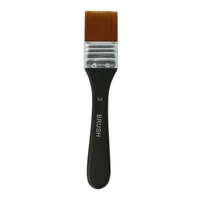 1 pc Professionnel Pinceau De Peinture Plat Garniture En Nylon Art Pinceau Manche En Bois pour Gesso Taches Colles Vernis Peinture Acrylique À L
