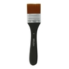 1 pc Professionnel Pinceau De Peinture Plat Garniture En Nylon Art Pinceau Manche En Bois pour Gesso Taches Colles Vernis Peinture Acrylique À L