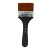 1 pc Professionnel Pinceau De Peinture Plat Garniture En Nylon Art Pinceau Manche En Bois pour Gesso Taches Colles Vernis Peinture Acrylique À L