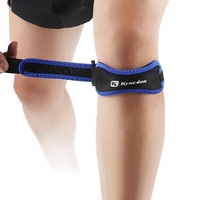 1 pc rotule protection sangle de soutien genou absorption des chocs ceinture réglable respirant sous pression protecteur pour hommes femmes sport