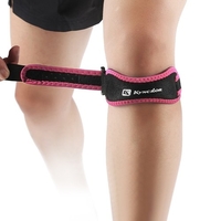 1 pc rotule protection sangle de soutien genou absorption des chocs ceinture réglable respirant sous pression protecteur pour hommes femmes sport