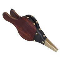1 PC soufflet de cheminée pour camping en plein air barbecue gril pompe à soufflet à main cuisson intérieure cheminée ventilateur ventilateur avec sangle de suspension moyenne
