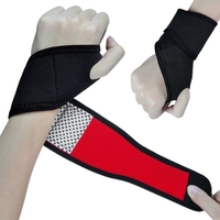 1 pc Wrist Support Brace Heating Wrist Stabilizer Adjustable Wrist Bandages Protector Left and Right Hand Wrist Wraps for Fitness Office Pain Relief