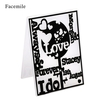 1 PCS En Plastique Décoratif Cadre Gaufrage Dossier Modèle Imprimé Texturé Scrapbooking Carte Artisanat Faire Gâteau Décoration