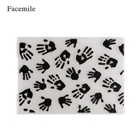 1 PCS En Plastique Imprimé Texturé Impressions Cadre Décoratif Gaufrage Dossier pour Scrapbooking Album Photo Papier Carte Artisanat Faire Décoration De Mariage Style 1