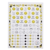1 pcs Nail Manucure Autocollants Modèles Mixtes Français Nail Creux Grille Pochoir Stamping Modèle Nail Art Outils
