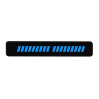 1 pcs Universal Front Hood Grille LED Lampe décorative Lampe décorative pour voiture Grille avant