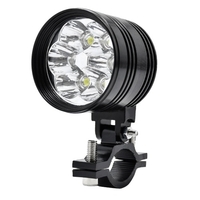 1 pièces Super lumineux blanc moto 60W LED projecteur phare étanche Spot tête lampe conduite antibrouillard 6000K