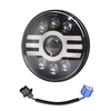 1 pièces voiture phare LED 7in 500W phare rond type H Super brillant H4 prise H13 faisceau de câbles de remplacement pour Jeep Wrangler Land Rover Defender Hummer