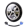 1 pièces voiture phare LED 7in 500W phare rond x-type Super lumineux H4 prise H13 faisceau de câbles de remplacement pour Jeep Wrangler Land Rover Defender Hummer