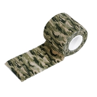 1 rouleau Mini camouflage militaire extérieur H-unting Camping cyclisme W-rap bande furtive élastique Portable