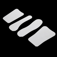 1 Set 4Pcs Acier inoxydable Dental Photography Mirror Orthodontic Intra-oral Reflector Verre plaqué Outil dentaire