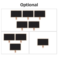 1 support de bas de Noël PC avec tableau noir crochet de bas en métal personnalisé pour manteau de cheminée nom bricolage pince de cheminée ornements de noël cadeaux