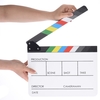 10 "* 12" / 24, 5 * 30cm Acrylique Dry Erase Clapboard Clap-stick Clapper Board Slate pour Film Film Cut Scene action
