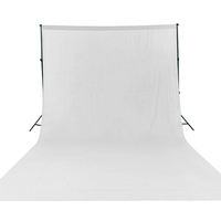10 × 20FT / 3 × 6M Tissu de fond de toile de fond en coton Studio