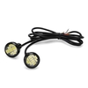 10 Pack 23mm Eagle Eye LED Ampoule DRL Lumière Voiture Moto Clignotants Fog Tail Backup Reverse Light (Lumière Blanche)