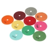 10 pcs 3 "Diamant Flexible Wet Polishing Pads Meulage Disque + 1 pc Support Pad pour Granit Marbre Pierre Céramique Béton