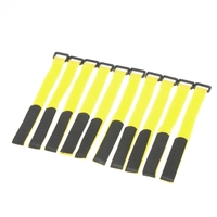 10 Pcs batterie RC forte câble antidérapant arrimage sangles 26 * 2cm jaune