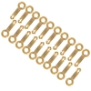 10 PCS Safety Lead Clips Set avec des goupilles Queue Tube en caoutchouc Quick Change Clips Pivotant Snap Connecteur Carpe Équipement De Pêche De Pêche Accessoires
