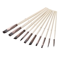 10 pièces / ensemble pinceaux d