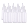 10 pièces 65 ml aérographe bouteille de stockage de peinture bocaux en plastique bouteille à presser avec ligne d
