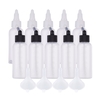 10 pièces 65 ml aérographe bouteille de stockage de peinture bocaux en plastique bouteille à presser avec ligne d