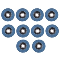 10 pièces disques à lamelles de meuleuse d
