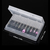 10 pièces forets à ongles cuticules nettoyant poussière perceuse brosse rotative fichier de polissage têtes de meulage outils de Salon de manucure