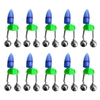 10 pièces LED nuit canne à pêche morsure appât lumière d