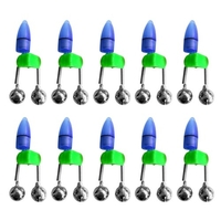 10 pièces LED nuit canne à pêche morsure appât lumière d