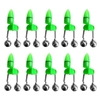 10 pièces LED nuit canne à pêche morsure appât lumière d