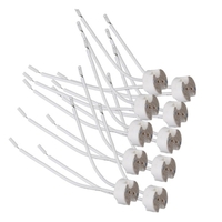10 pièces MR16 G4 Base douille en céramique support de lampe connecteur L-ED adaptateur d