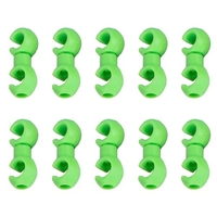 10 pièces pinces de câble de vélo crochets rotatifs vtt vélo dérailleur câble de changement de vitesse câble de frein logement support de fixation organisateur